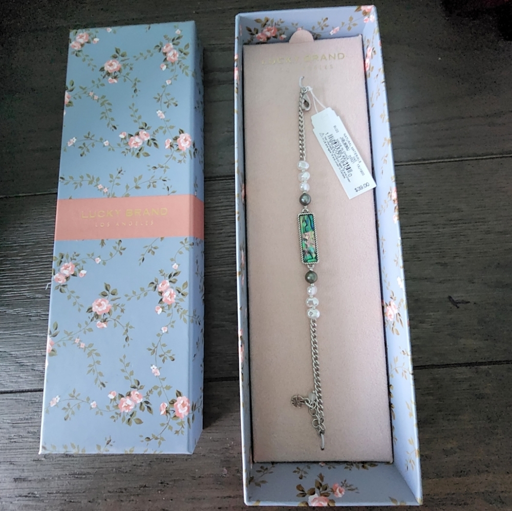 Lucky brand natural materials bracelet